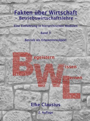cover image of Fakten über Wirtschaft--Band 3--Betriebswirtschaftslehre -